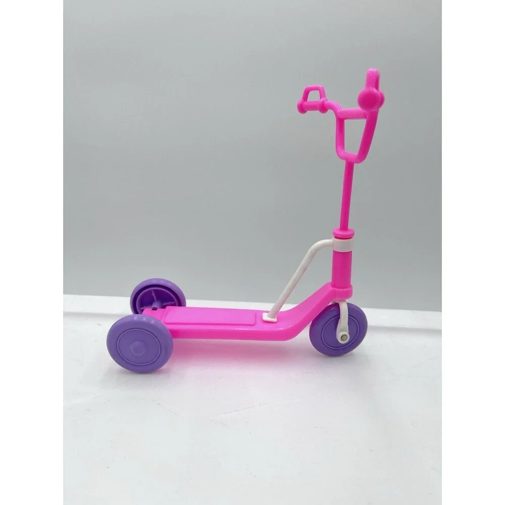 Vtg Mattel 1988 Pink Purple Barbie Skipper Doll Picnic Party Scooter Arco Stacie